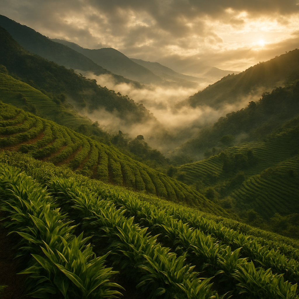 Himalayan spice farms and plantations